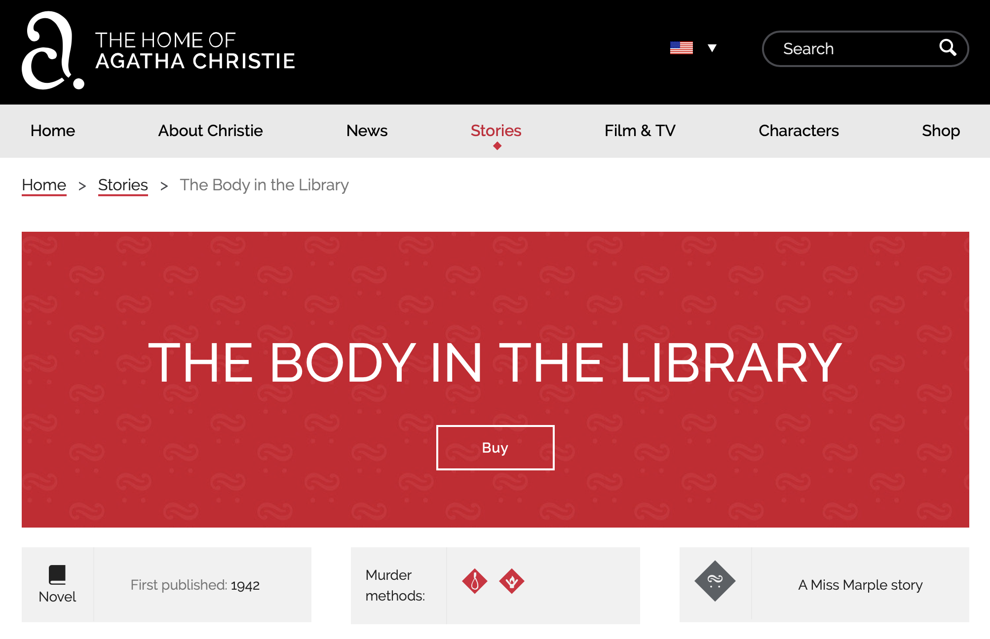 Agatha Christie Website